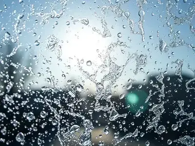 Close-up of clean window glass